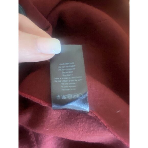 Rag And Bone Slade Wool Blazer In Black Cherry Size 0 - Picture 8 of 8